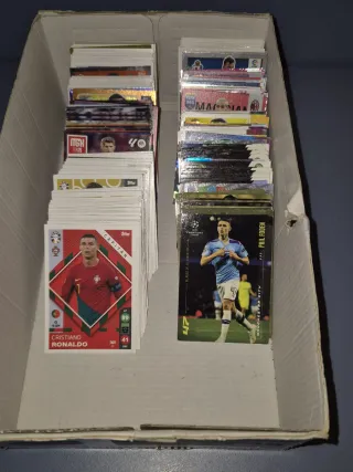 Lote enorme de cromos de futbol