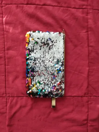 Pochette paillettes arcobaleno