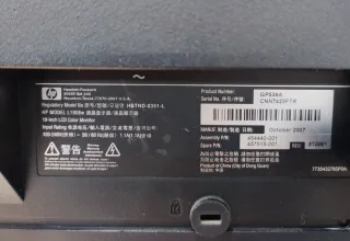 Monitor HP 19" Negro