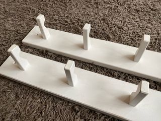 2 Percheros Ganchos IKEA Blanco