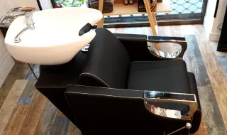 Lavacabezas profesional negro