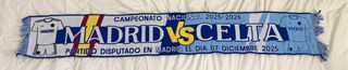 Bufanda Real Madrid vs Celta 2025-2026
