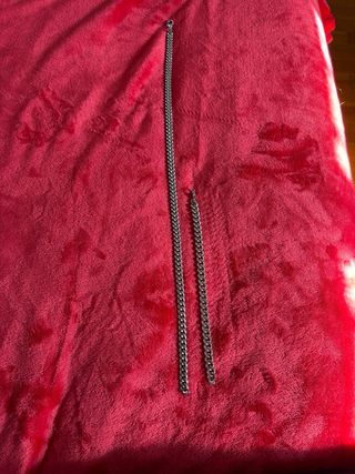 Cadena de plata estilo cubano