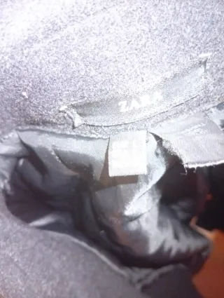 Abrigo de paño gris
