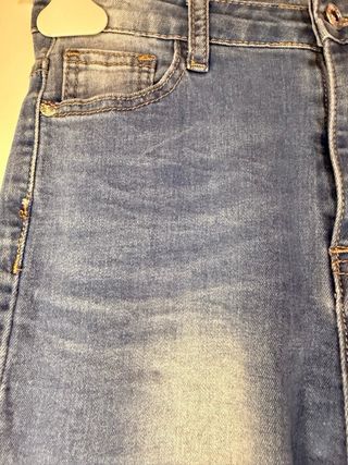 Jeans Skinny Vita Alta Blu Taglia XS