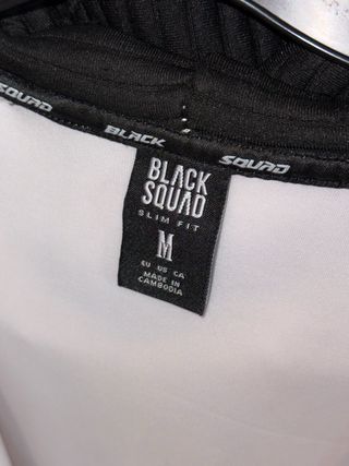 Chaqueta BLACK SQUAD blanca y negra