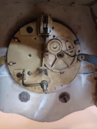 Reloj Francés “Mignon” en Mármol Rojo Griotte