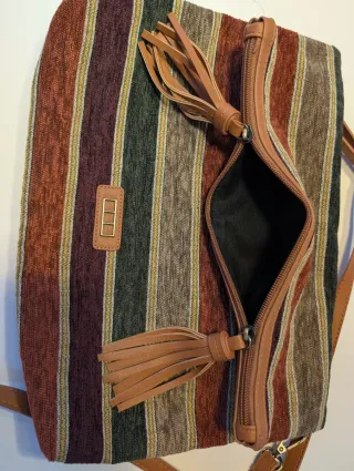 Bolso Misako grande rayas multicolor