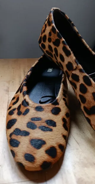 Bailarinas Zara Piel Animal Print