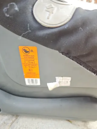 Silla de coche Britax Römer negra