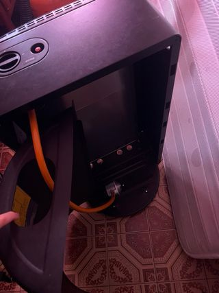 Estufa de gas negra con piezoeléctrico