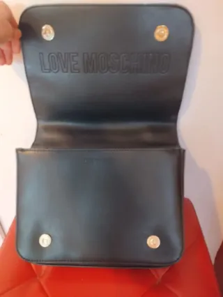 Borsa Moschino trapuntata nera