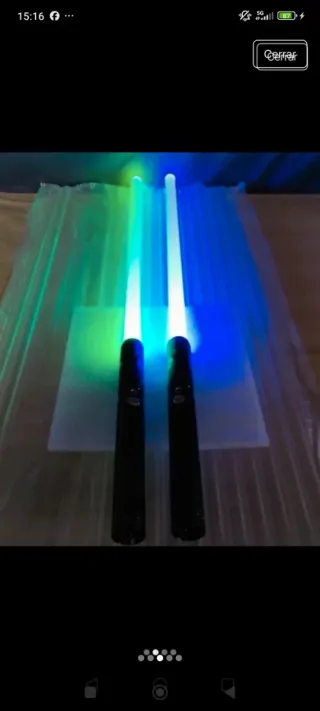 New nuevo sable doble Espada Láser Jedi Star Wars