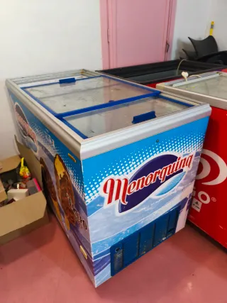 3 Congeladores de arcón de helado