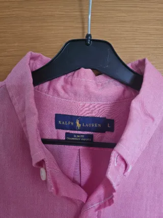 Camisa Ralph Lauren Rosa Talla L