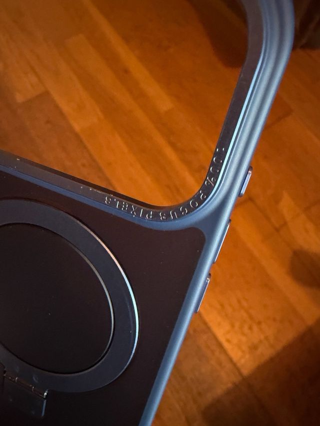 Funda iPhone 17 Pro Focus Pixels Azul