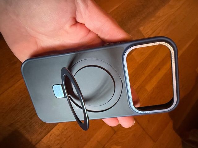 Funda iPhone 17 Pro Focus Pixels Azul