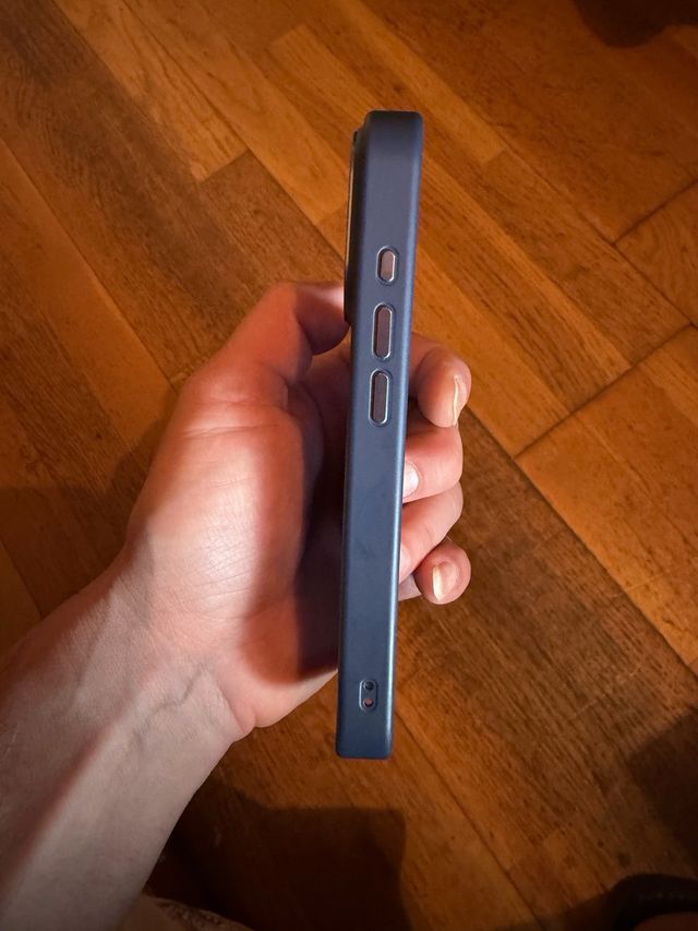 Funda iPhone 17 Pro Focus Pixels Azul