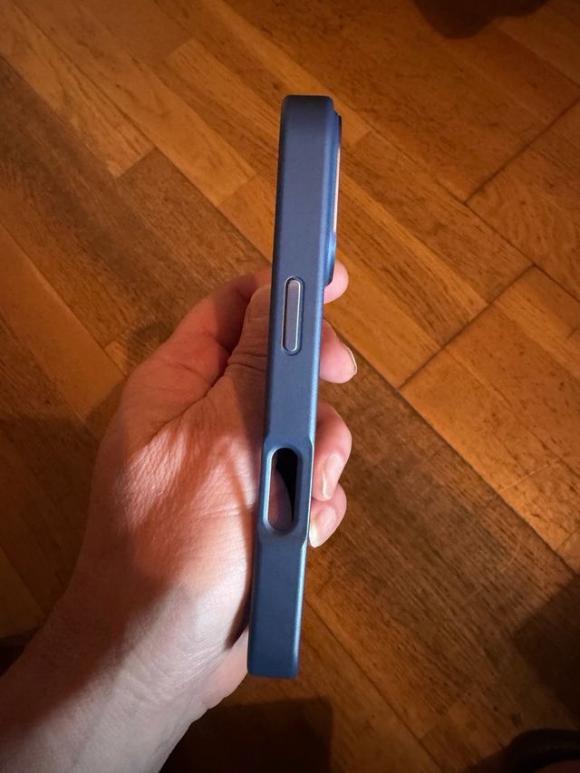 Funda iPhone 17 Pro Focus Pixels Azul