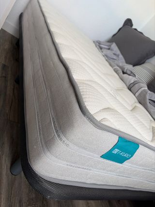Colchón Visco T-KURO 1.35x1.80 + Somier tapizado