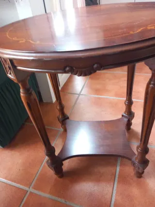 Mesa rincón vintage madera