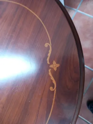 Mesa rincón vintage madera