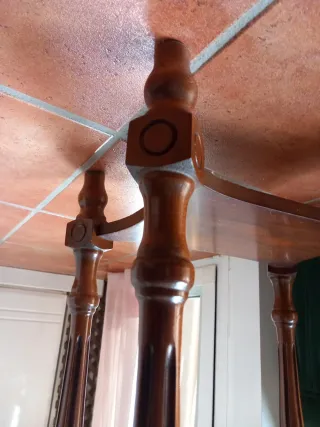 Mesa rincón vintage madera