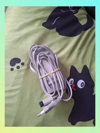 Cable Corriente Original Nintendo Wii