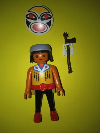 Playmobil Figura guerrero Indio Oeste western