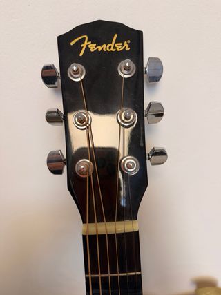 Guitarra Electroacústica Fender Negra
