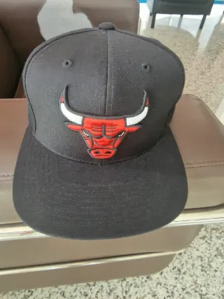 Gorra Negra Chicago Bulls