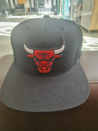 Gorra Negra Chicago Bulls