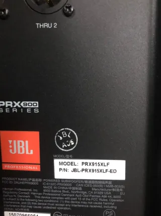 Altavoz JBL PRX Series