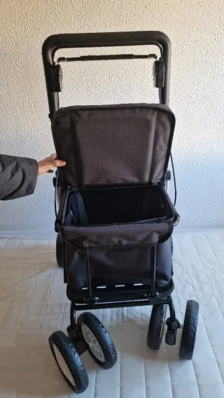 Andador/Carro de compras Carlett con asiento