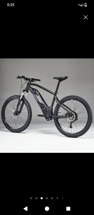 Bicicleta Eléctrica Negra