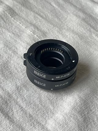 Tubos de extensión para micro 4/3