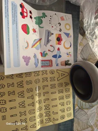 Bicicletta Minibike blu e bianca