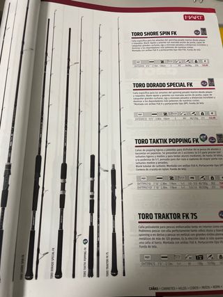 Caña Hart toro Traktor FK 7S.