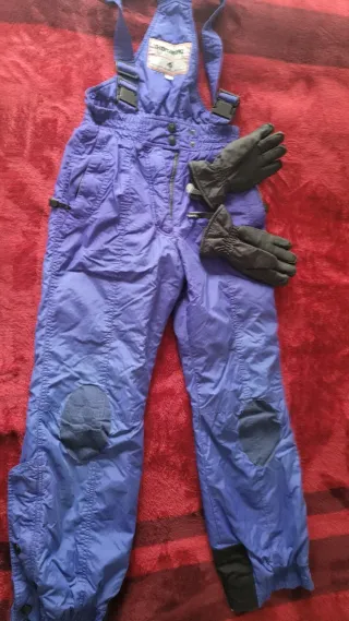 Pantalón de esquí azul talla 38