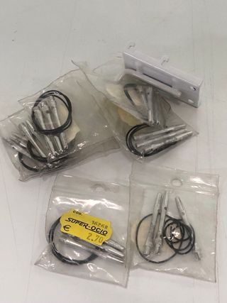 Lote 21 cañas aluminio alufix + gomas 4cm dardos