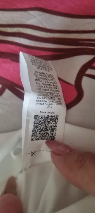 Camiseta blanca manga larga