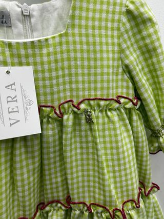 Vestido vuelo vichy Vera