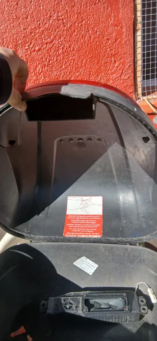 Baúl moto,sin cerradura.