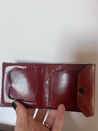 Portafogli, libretto assegni in vera pelle