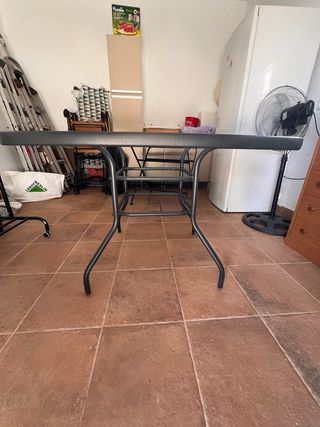 Mesa Cristal (opción sillas a juego)