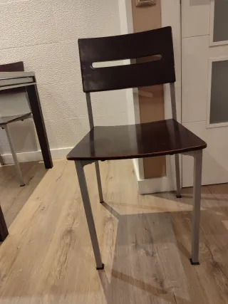 Mesa y sillas de comedor extensible 120largox90an