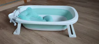 Bañera bebé con cojín reductor