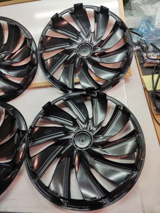 WRC 007597 4 Tapacubos 14 Pulgadas,turbo bicolor