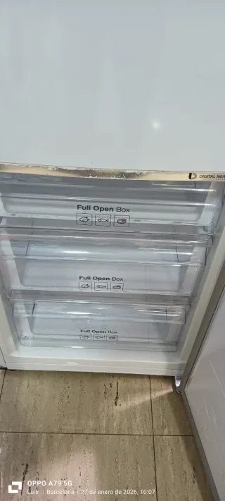 NEVERA COMBI SAMSUNG NO FROST ENERGÍA A+