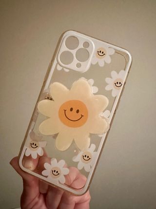 Funda iPhone 12 Pro Flores Sonrientes